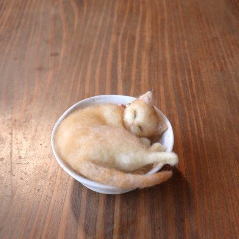 和カップ猫　ふすま　Φ10.5cm
