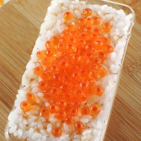 【送料無料】食品サンプル　イクラ丼　iPhone11Proケース