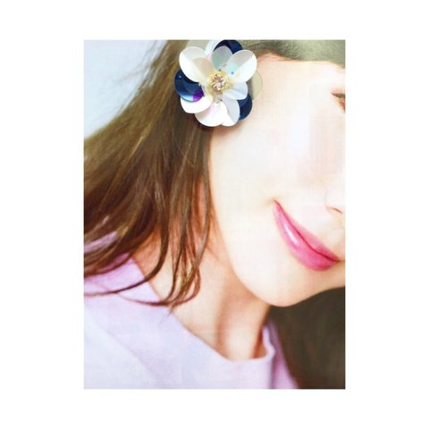 Audrey...SWAROVSKI×flower ピアス×イヤリング