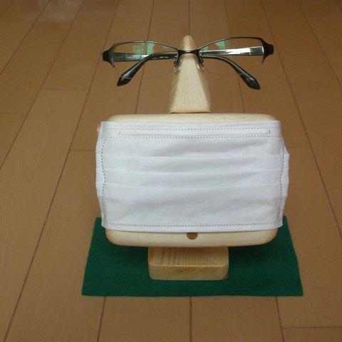 役に立つ木製日用雑貨～マスク＆眼鏡スタンド　NO.113