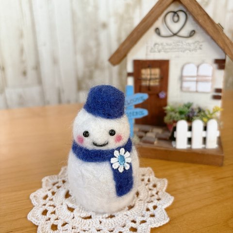 羊毛雪だるまさん