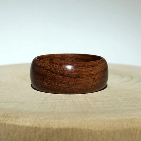 木製の指輪  ローズウッド
