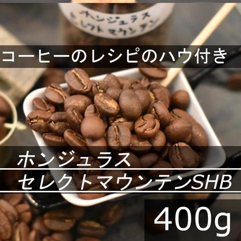 【送無】中深煎り　ホンジュラス セレクトマウンテンSHG　400g　自家焙煎珈琲豆 コーヒー豆 珈琲豆 