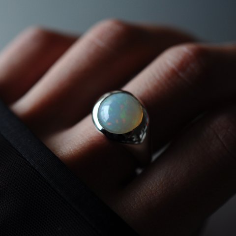 Opal　Signet Ring　オパール リング