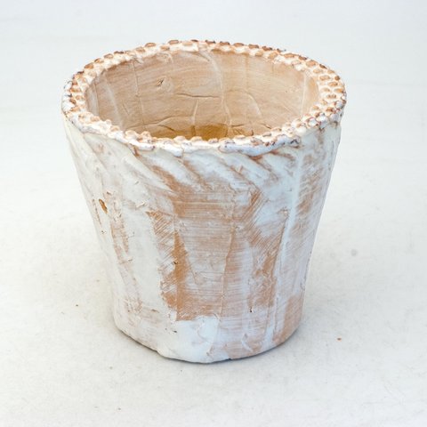 陶器製（3号ポット相当）　多肉植物の欲しがる植木鉢 NSM-4124