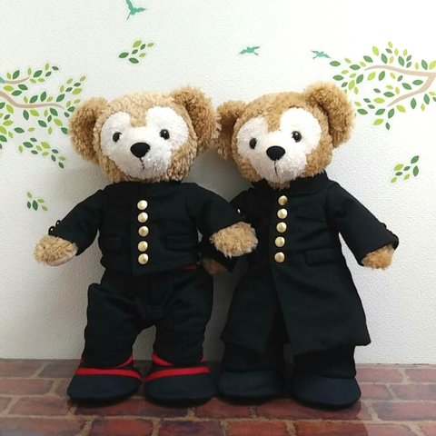 今日から俺は　三橋くん＆伊藤くん　ダッフィーSサイズ　非売品　オーダーメイド