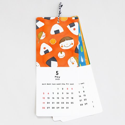 2024年 satoshi sugiura illustration 水彩 カレンダー  2024 カレンダー (A)