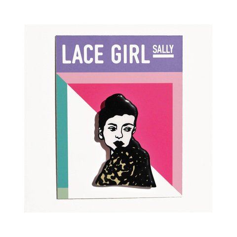 LACE GIRLブローチ