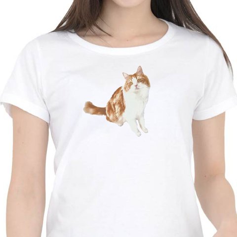 サイベリアン猫の半袖Tシャツ〜シンプルシリーズ〜　レディース　メンズ　あります