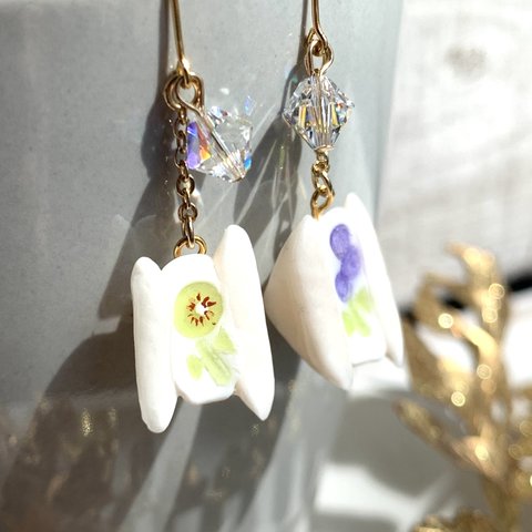 お花のフルーツサンドピアス