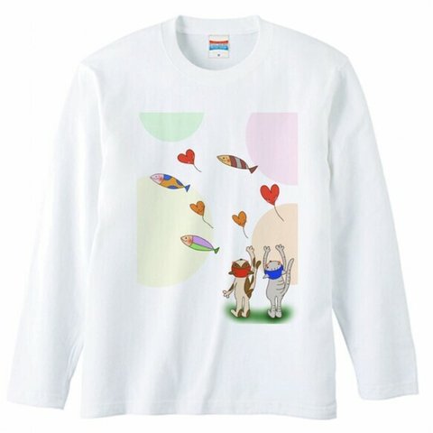 colorful fishes Tシャツ（ユニセックスサイズ）|（受注生産）