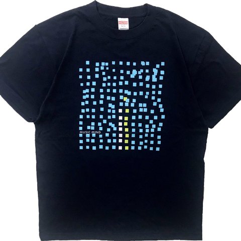 ミュージックマインド・ネイビー・Tシャツ【2TN-002-NY】