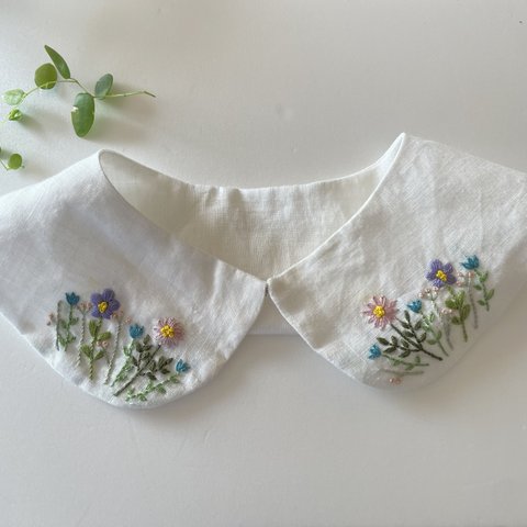 刺繍つけ襟