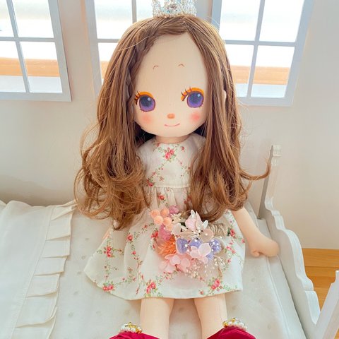 tiara doll パープル目×ブラウンヘア