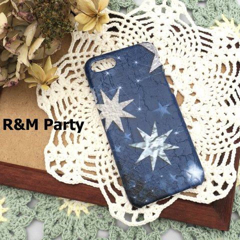 星空の天体観測柄スマホケースiPhoneSE/iPhone12mini/iPhone11/iPhone8/iPhone13/iPhoneXR/iPhone14/星座