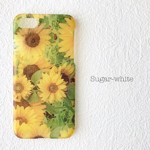 iPhone ケース ❤︎ mini sunflower         向日葵