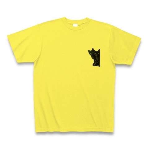 黒猫は見た・Tシャツ（イエロー）（送料無料）