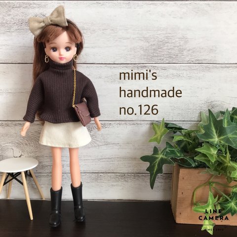 リカちゃん　ブライス　服　ハンドメイド　no.126