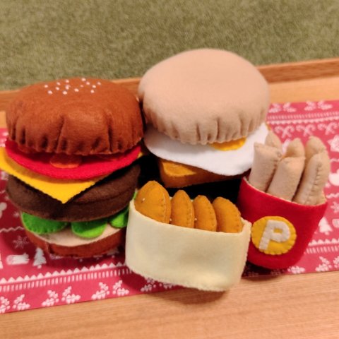 (再販2)ハンバーガーセット