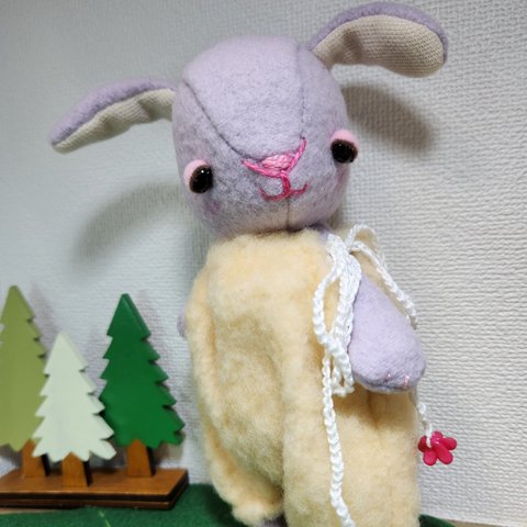 えび天の服のウサギのイナバ🐰テディベア 