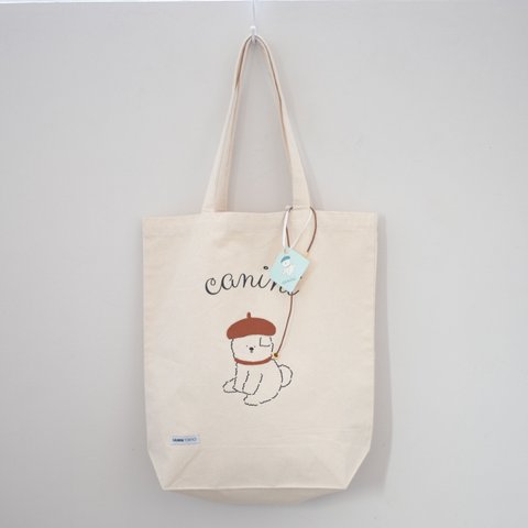 わんことお散歩：トートバッグ・ToteBag brown TB#2-b