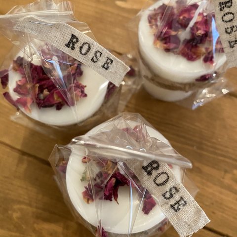 soy aroma　candle”ROSE”　Btype　再販