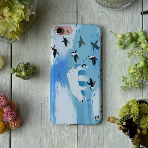 ペンギンのスマホケース アンドロイド