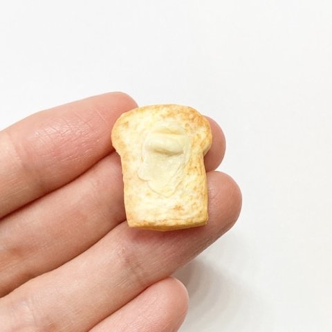 バタースプレットトースト 山食 食パン トースト ミニチュア ミニチュアフード ミニチュアパン ミニチュアスイーツ