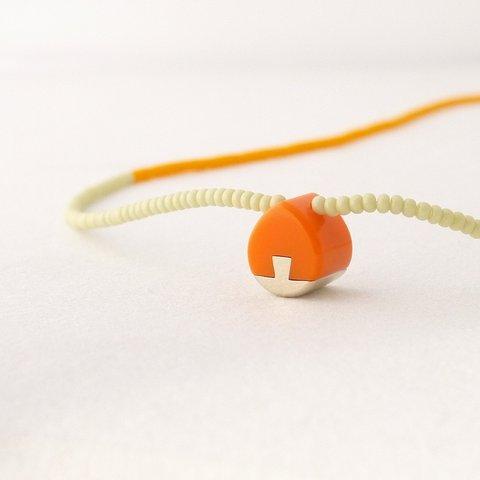 ネックレス　Drop　mini　　　Orange S08 