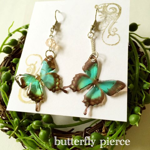 butterfly ピアス