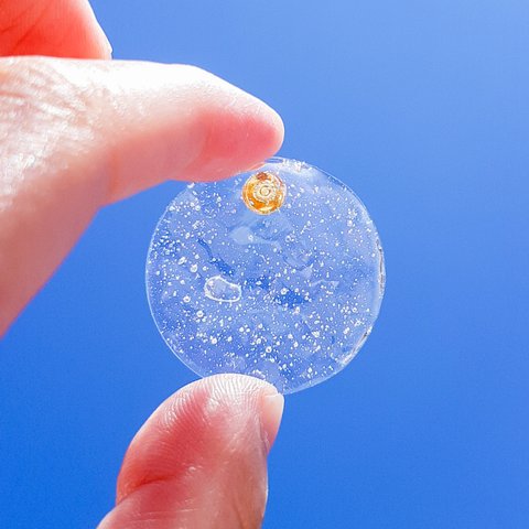 空の色は海の色　水面ピアス・イヤリング