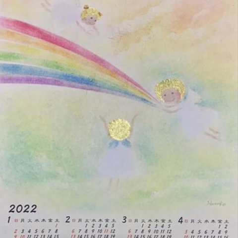 2022年　harukoの天使溢れるオリジナルカレンダー