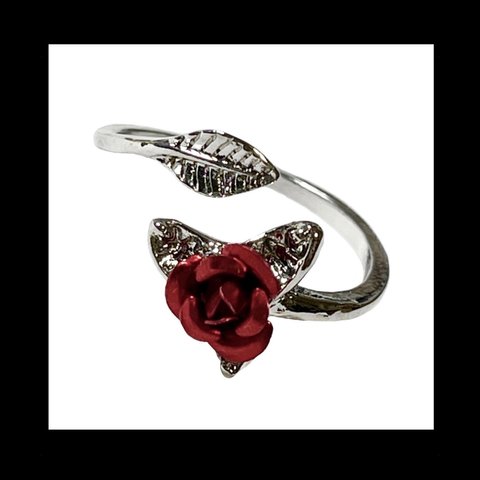 再販 silver925【smart_rose.R RING】薔薇 ローズ シルバー 病みかわいい ロック パンク ダーク ゴスロリ ユニセックス メンズ Y2K ストリート ピープス モード