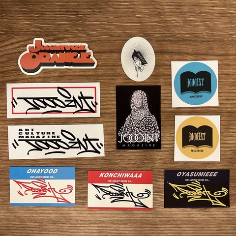 JOOOINT STICKERS 10枚セット