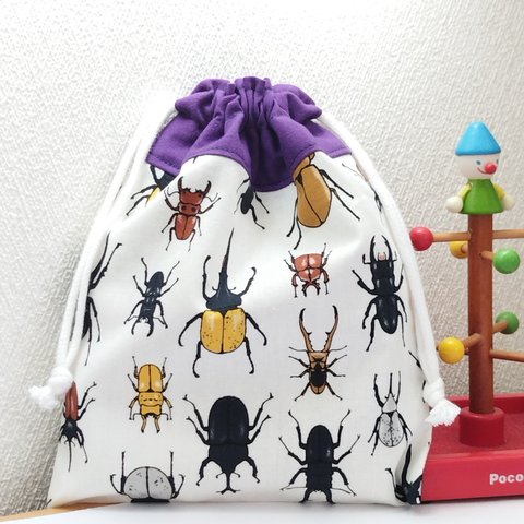 昆虫🐞巾着袋、コップ袋2
