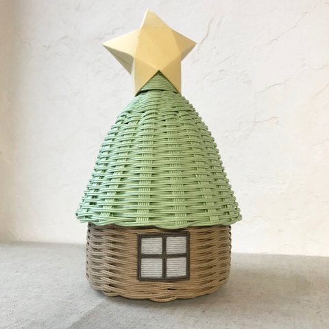 クリスマスの森🎄もみの木ハウスの小物入れ