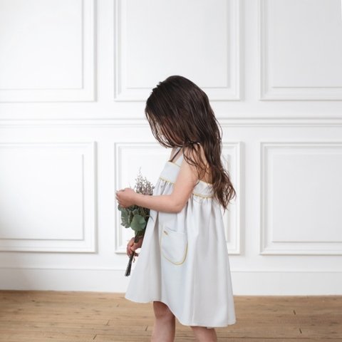 【 SALE 】40％ＯＦＦ KIDS picnic one-piece （ベージュS/M/L）