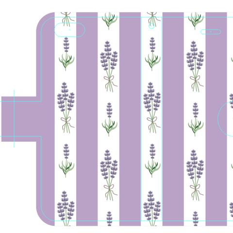 新品送料無料iPhoneケース 手帳型 ラベンダー2