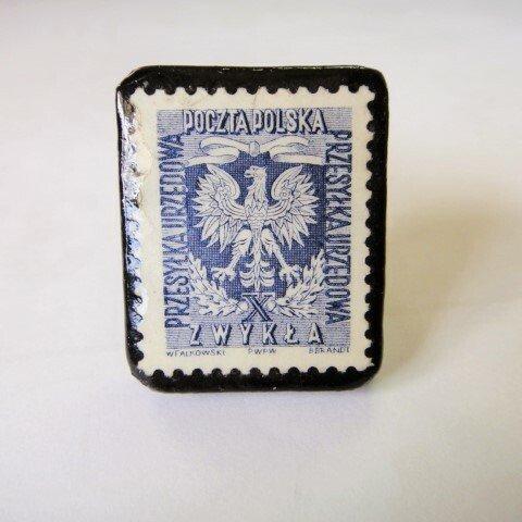 ポーランド　 切手リング1431
