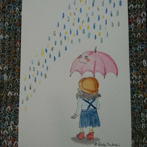 【 原画絵はがき_055 】☔