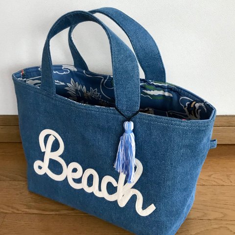 BEACH× D E N IMのミニトートバック