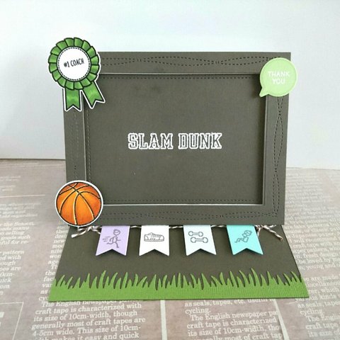 【送料無料】Easel Card ～Basketball～