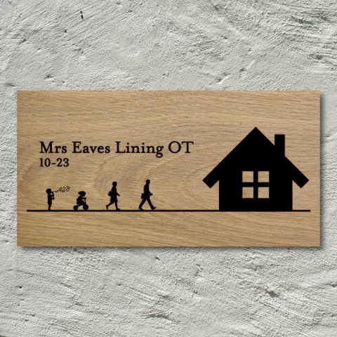 デザイン表札 | Design Home | Mrs Eaves Lining OT