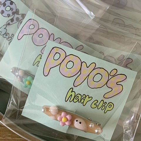 poyo's flower hair clip①
