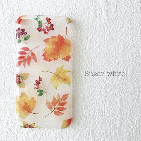 iPhone ケース ❤︎ Autumn leaf