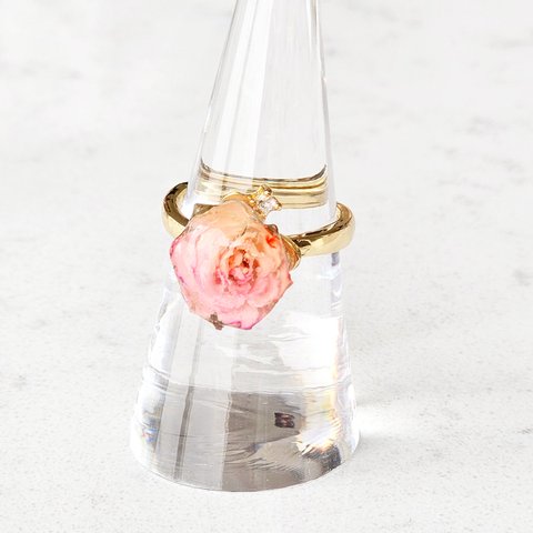 小さな 薔薇 の リング ✿ Real Rose Accessories