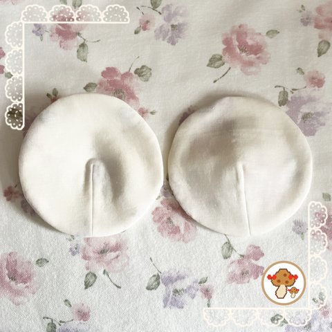 柔らかな肌触り🤱綿ニットの母乳パッド(2枚セット)
