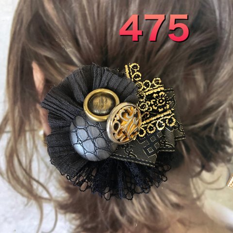 再…販！No.475 クラシカル エレガントな ポニーフック ヘアクリップ ブローチ ピン ハットピン