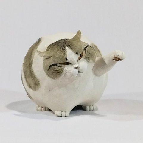 でぶ猫もんじゅ　ねこぱんち