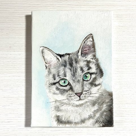 猫（油絵）